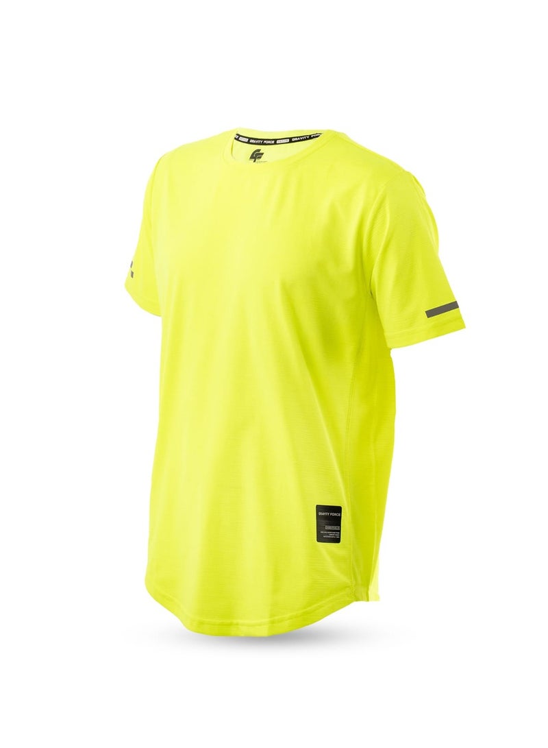 گریوِٹی فورس تي شيرت جرافيتي فورس رجالي بقصة كلاسيكية | قماش خفيف الوزن وقابل للتنفس وسريع التجفيف | كم قصير للتمارين الرياضية والجيم والنشاطات الخارجية | تي شيرت مريح للاستخدام اليومي والنشاط البدني - Image 2